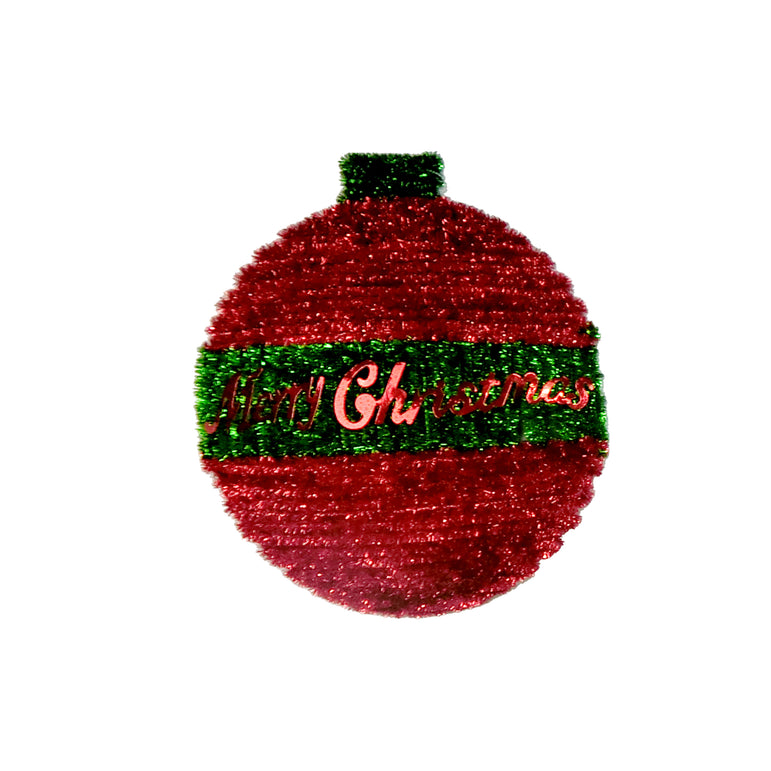 Tinsel Bauble - Merry Christmas