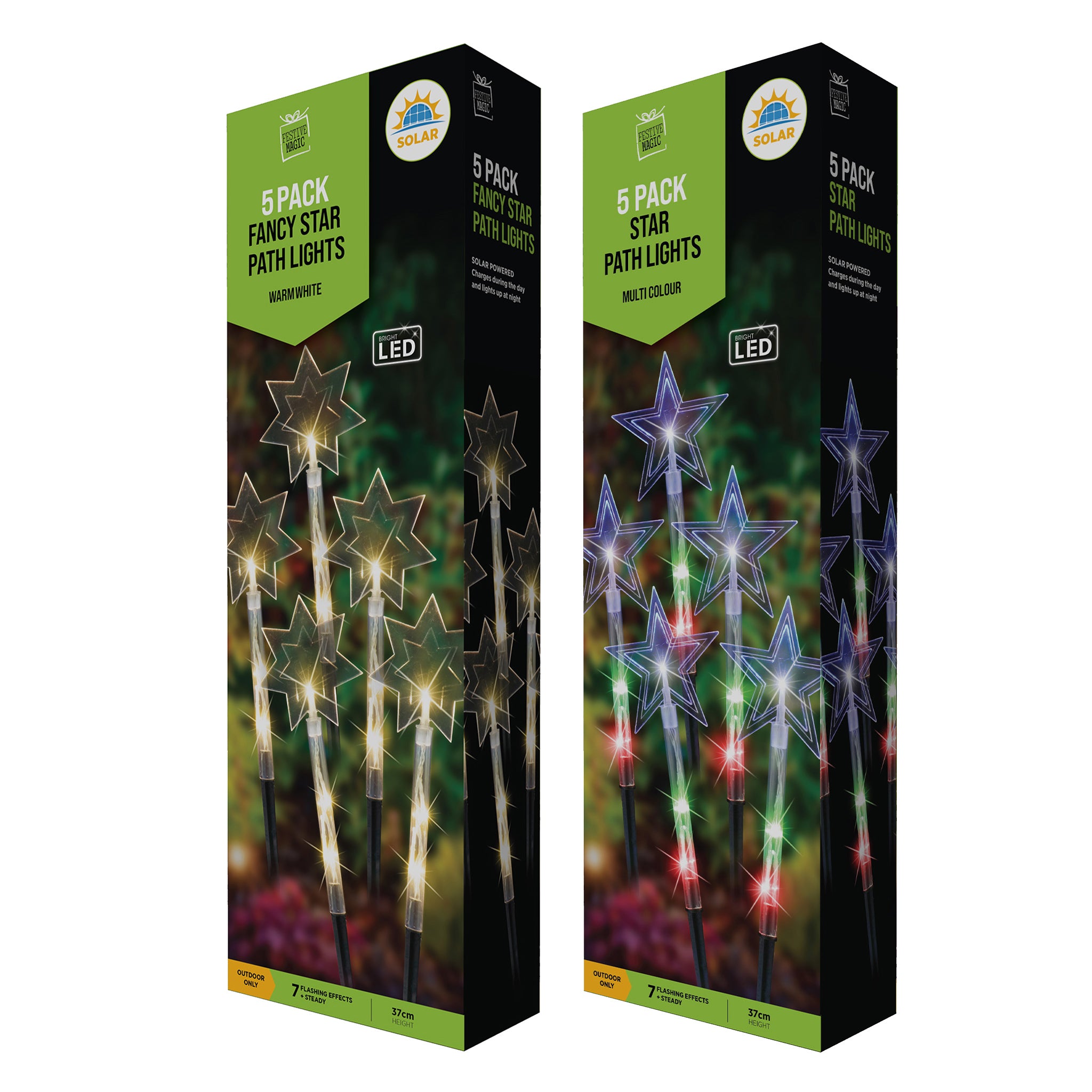 Solar Tree Path Lights (5 Pack)