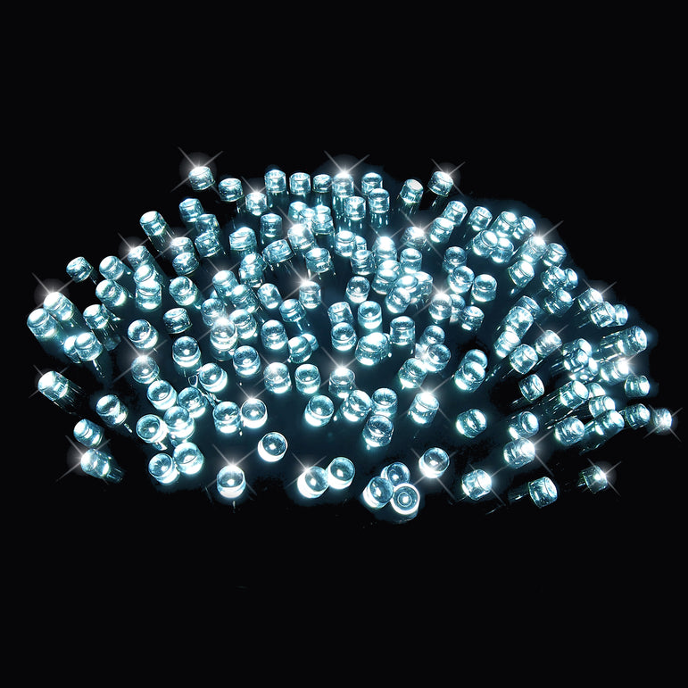 200 Solar LED Icicle Lights
