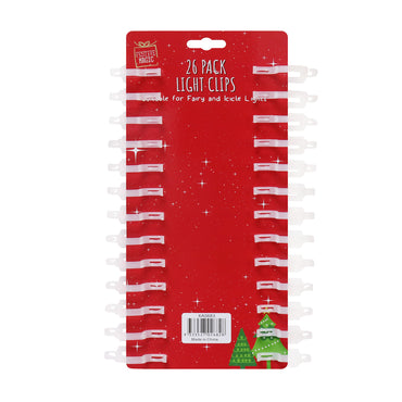 26PC Fairy & Icicle Light Clips