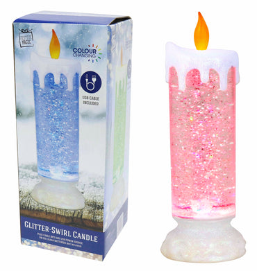 Glitter Colour Change Candle