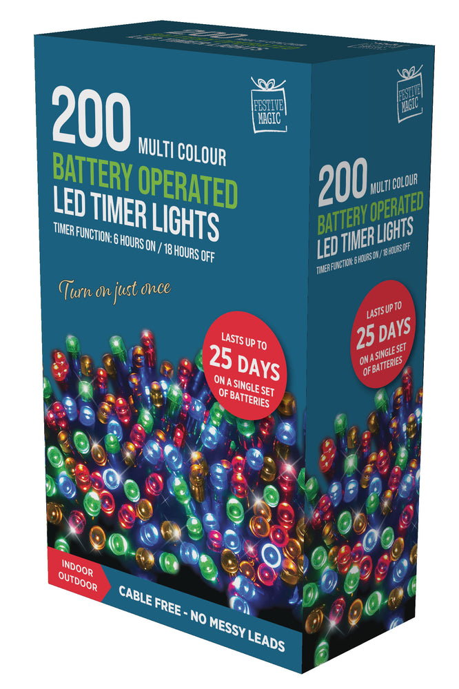 200 Timer LED Lights