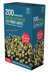 200 Timer LED Lights
