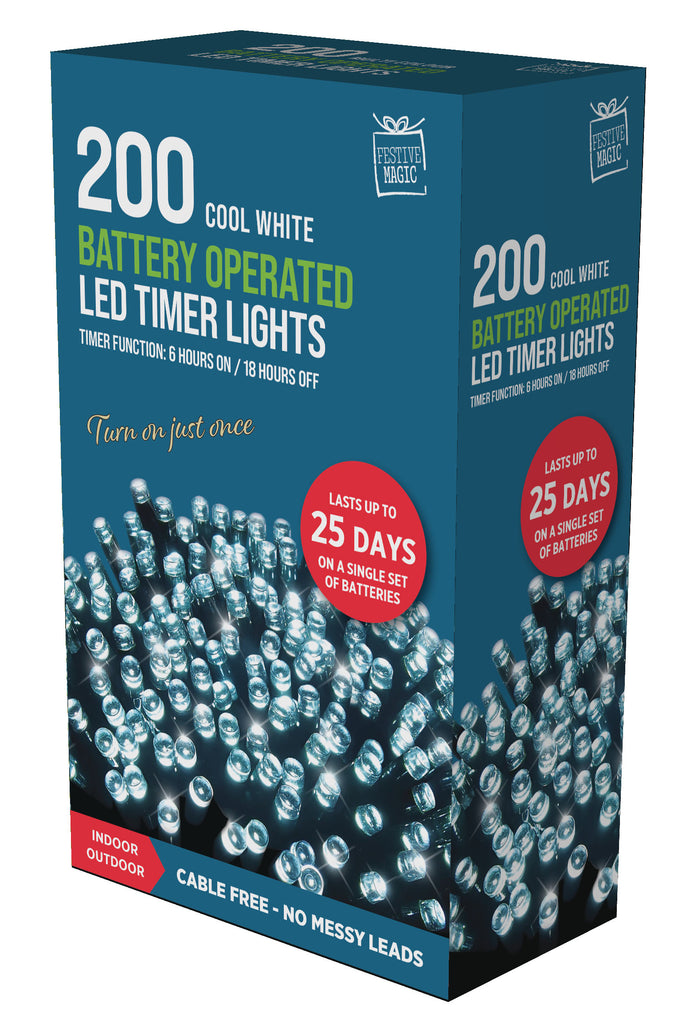 200 Timer LED Lights