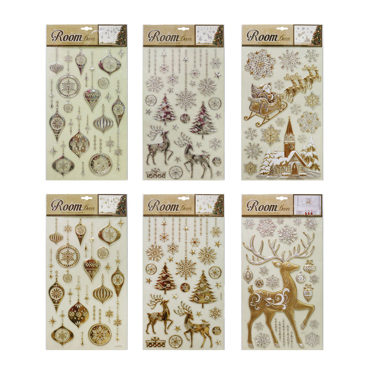 Metallic 3D Stickers