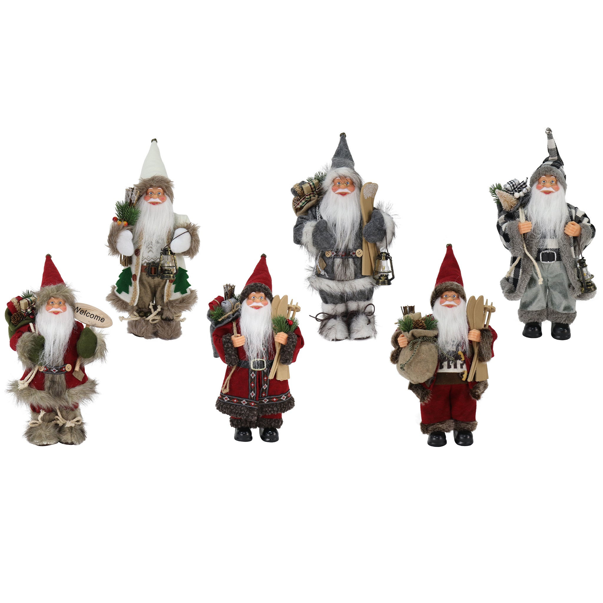 Santa Vintage Figurines Deluxe