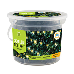 300 LED Solar Net Lights