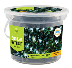 300 LED Solar Net Lights