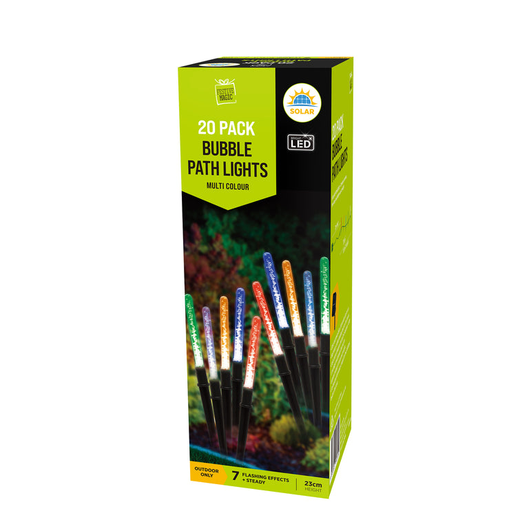 Solar LED Bubble Tubes (20 pc)