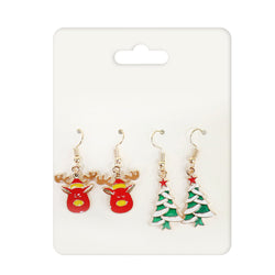 Christmas Dangly Earrings (2pk)