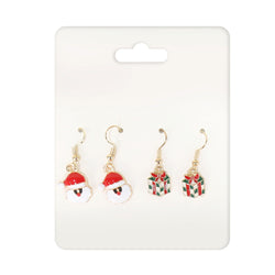 Christmas Dangly Earrings (2pk)