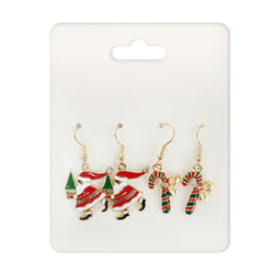 Christmas Dangly Earrings (2pk)