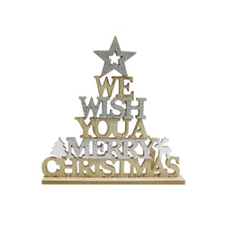 Table Greeting with Glitter Star