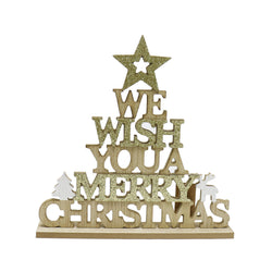 Table Greeting with Glitter Star