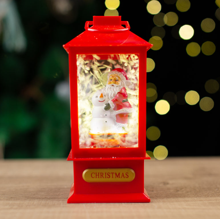 LED Snowing Musical Lantern
