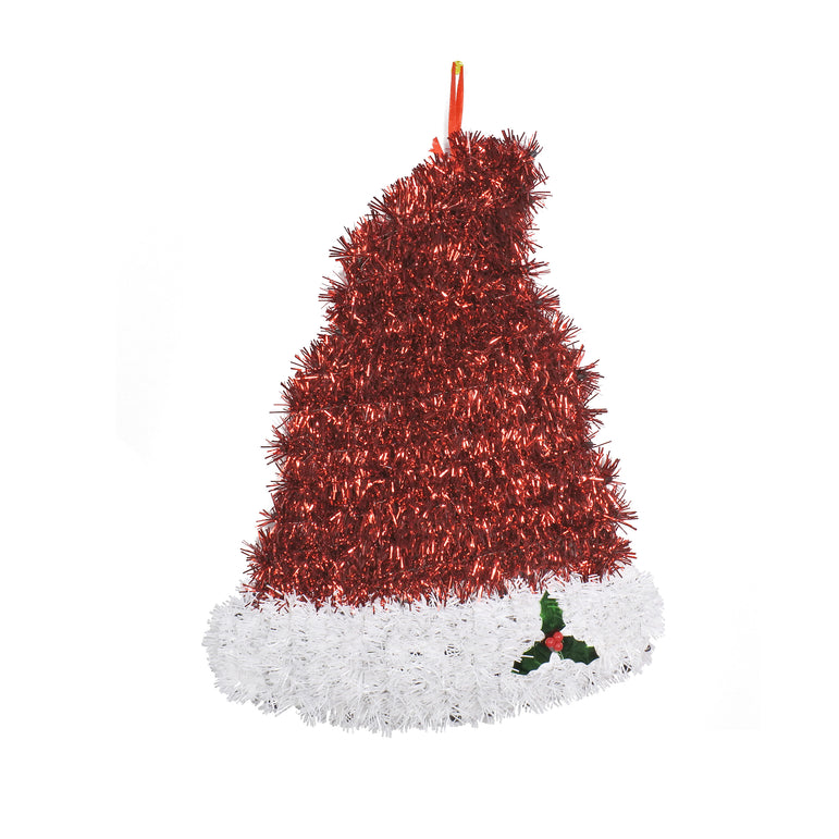 Tinsel Christmas Plaque