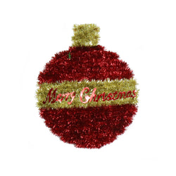 Tinsel Mini Bauble Plaque