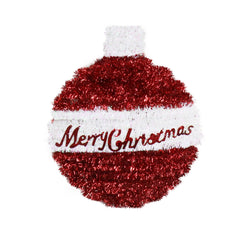 Tinsel Mini Bauble Plaque