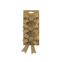 Metallic Woven Bow (3 Pack)