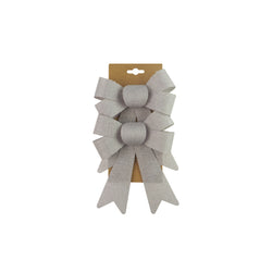 Metallic Woven Bow (2 pack)