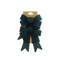 Velvet Bow - Medium (2 Pack)