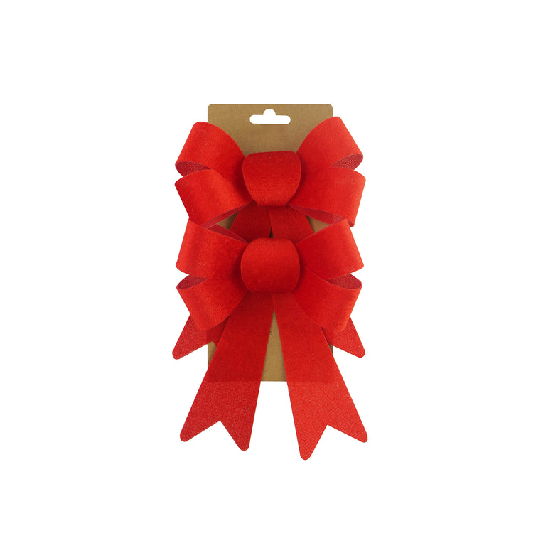 Velvet Bow - Medium (2 Pack)