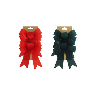 Velvet Bow - Medium (2 Pack)