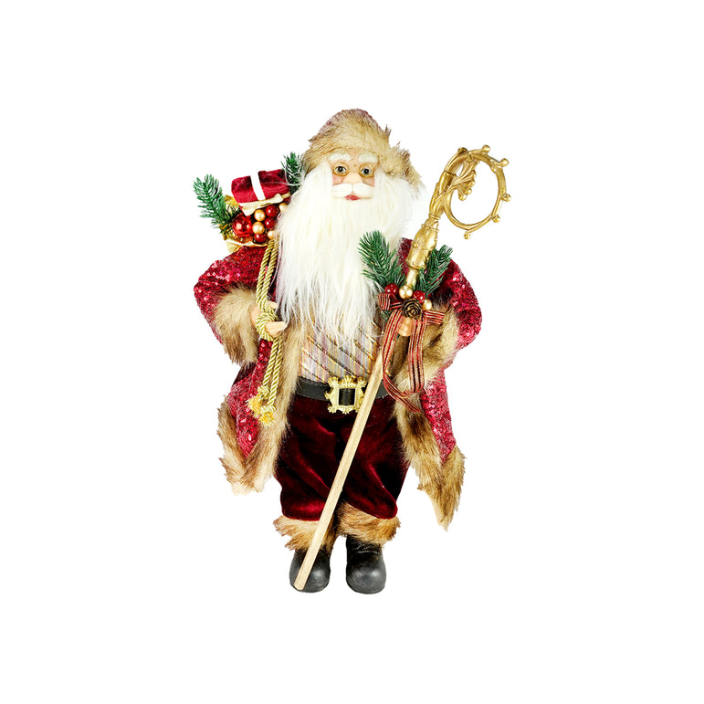 Santa Figure Sequins Coat