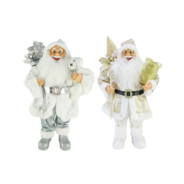 Luxury Metallic Santa Figure