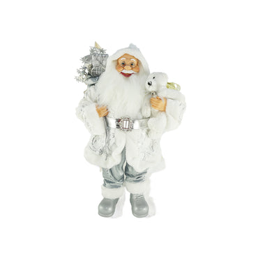 Luxury Metallic Santa Figure