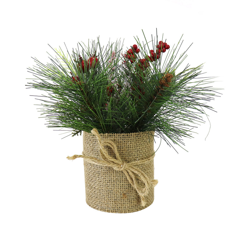 Decorated Floral Vintage Pot