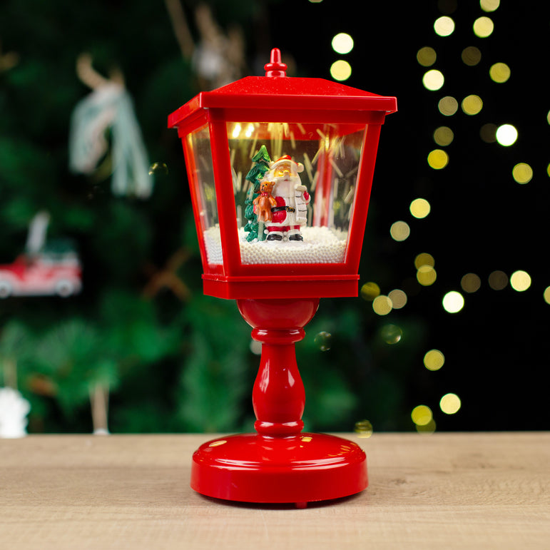 LED Snowing Musical Table Lamp