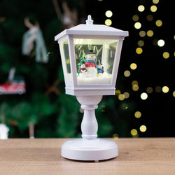 LED Snowing Musical Table Lamp