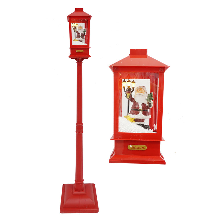 Snowing Musical Lamp Post (1.5m)