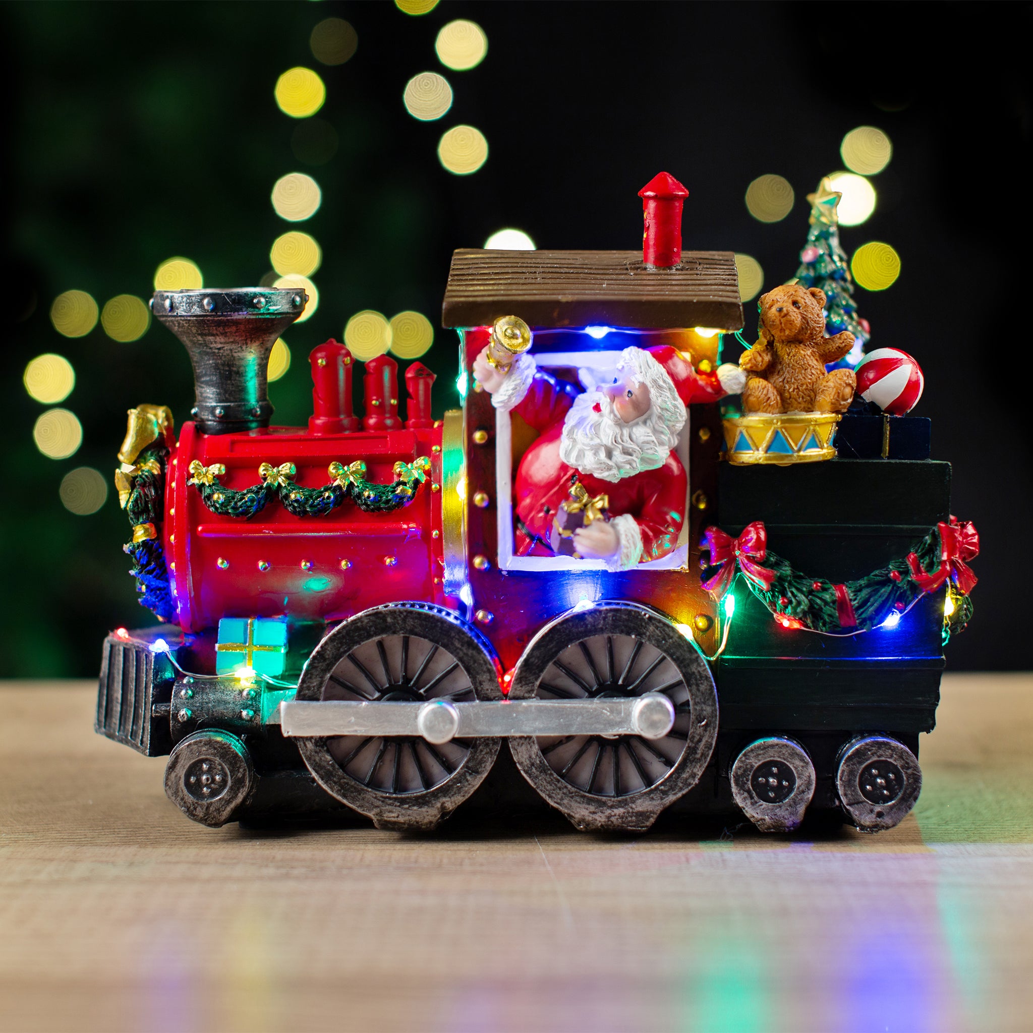 Musical Santa Train Scene