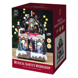LED Musical Santa's Workshop