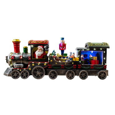 LED Musical Santa Train