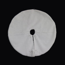 Tree Skirt White Plush