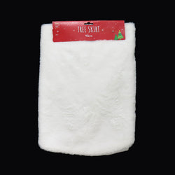 Tree Skirt White Plush