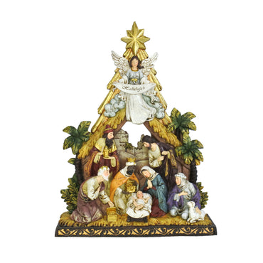 Resin Hallelujah Nativity Scene