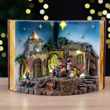 Musical Nativity Book Scene