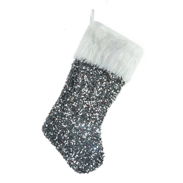 Fur Trim Stocking