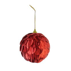 Metallic Pinecone Bauble