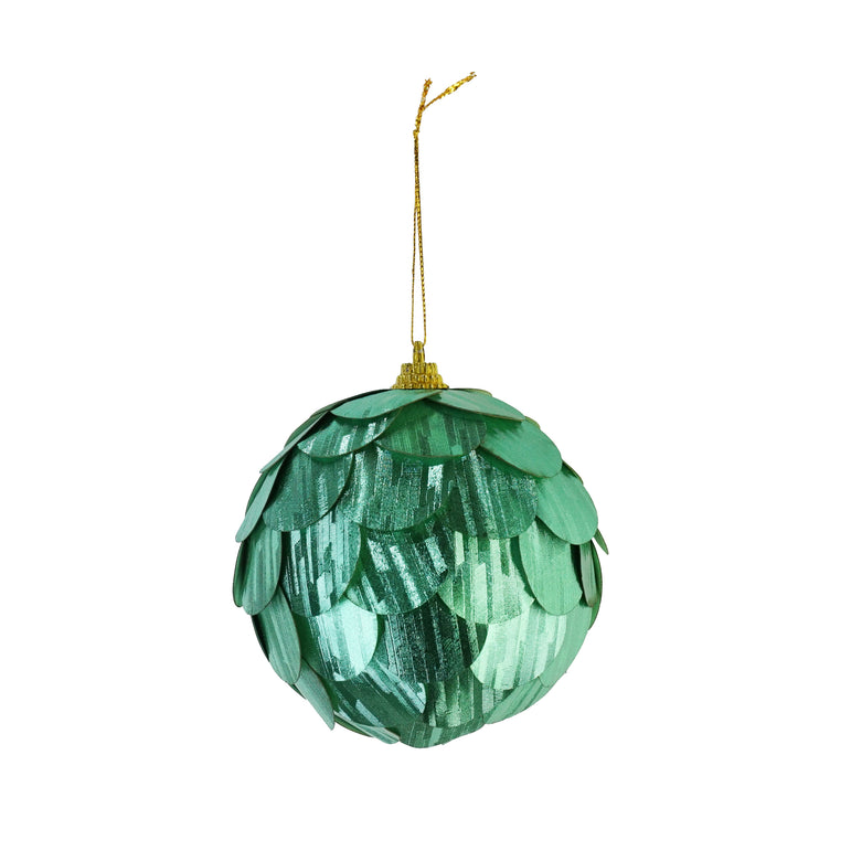 Metallic Pinecone Bauble