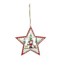 Die-Cut Star Hanging Decoration