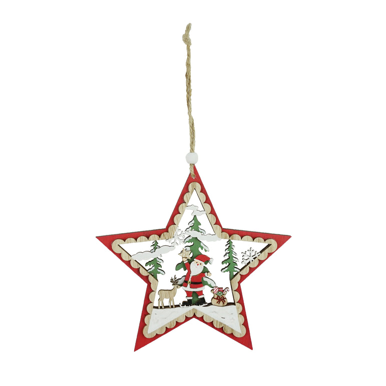 Die-Cut Star Hanging Decoration