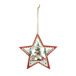 Die-Cut Star Hanging Decoration