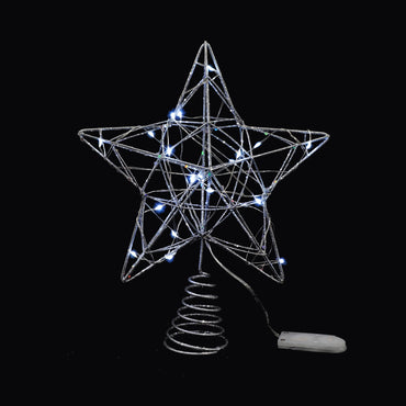 Light Up Wire Star Topper