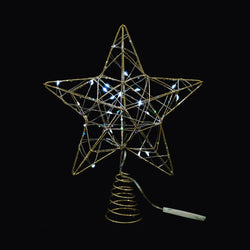 Light Up Wire Star Topper