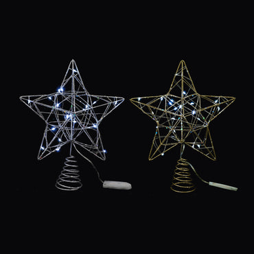 Light Up Wire Star Topper
